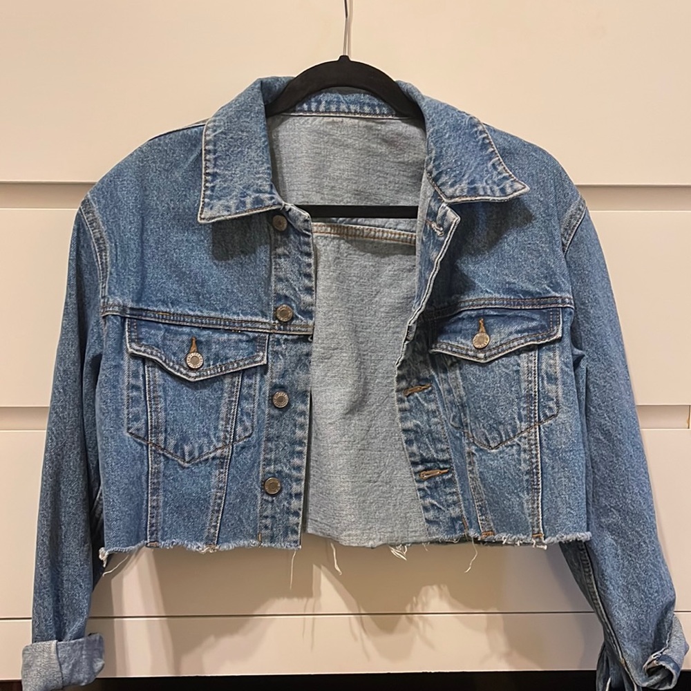 Cropped Jean jacket